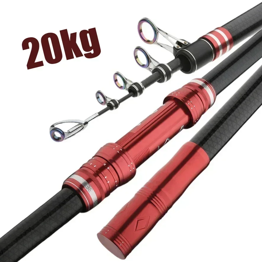 Varas de Pesca Telescópicas de - Fishing Rod Carbon Fiber avaliação e preço