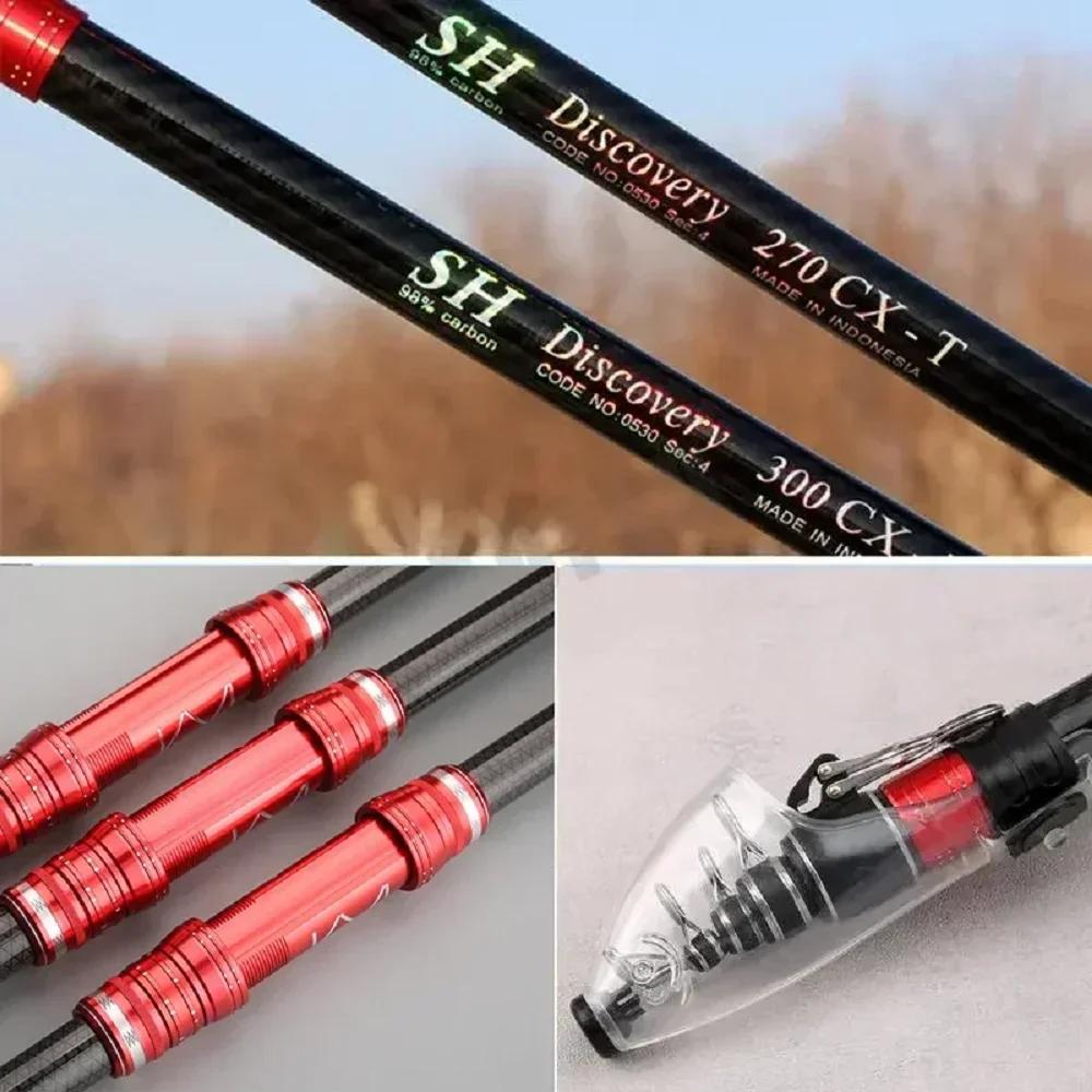 Varas de Pesca Telescópicas de - Fishing Rod Carbon Fiber avaliação e preço