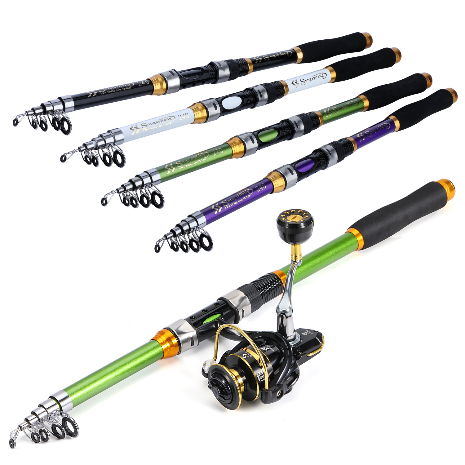 Conjunto de Vara e Carretilha  - Fishing Rod Combo avaliação e preço