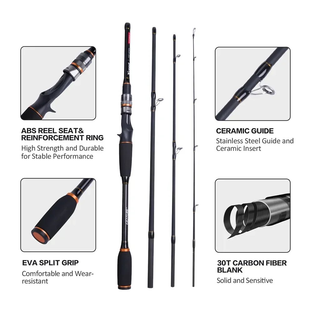 Vara de Pesca Goture Xceed 4 S - Fishing Rod Surf avaliação e preço