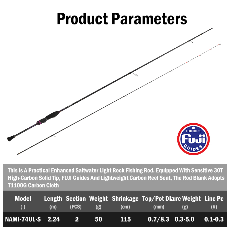 Varas de Pesca Ultralight Ajin - Fishing Rod Surf avaliação e preço