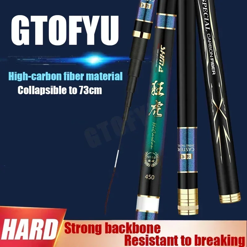 Vara de Pesca Telescópica de C - Fishing Rod Carbon Fiber avaliação e preço