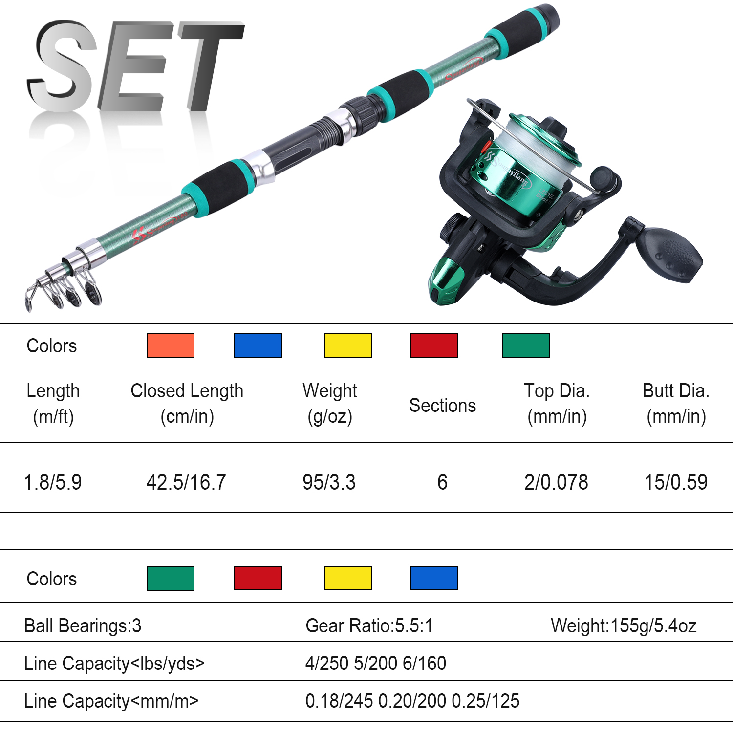 Sougayilang conjunto de vara d - Fishing Rod Combo avaliação e preço